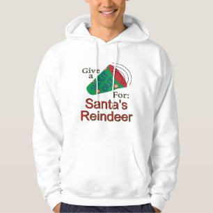 An die Rentier von Santa Claus appellieren Hoodie
