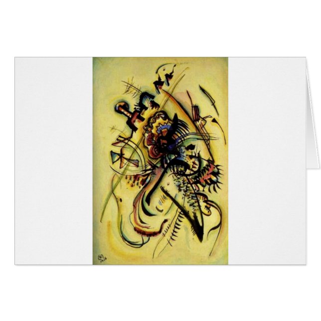 An die unbekannte Stimme von Kandinsky (Vorderseite (Horizontal))