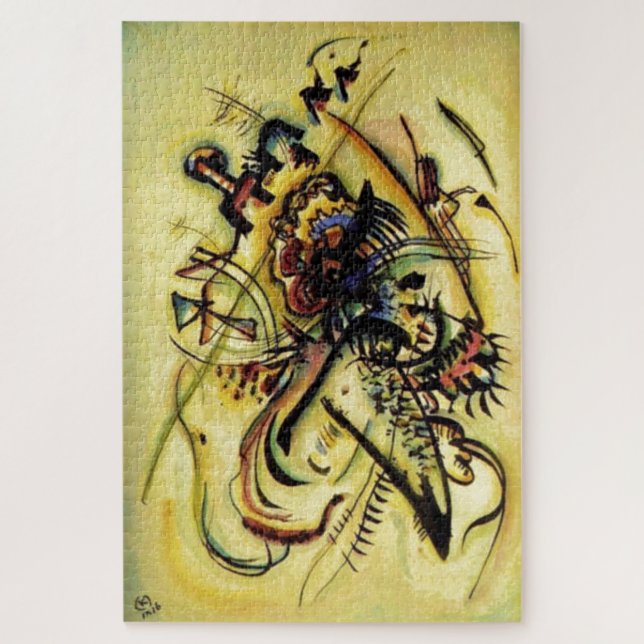 An die unbekannte Stimme von Kandinsky Art Paintin (Vertikal)