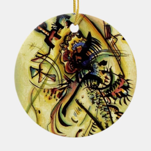 An die unbekannte Stimme von Kandinsky Keramikornament (Vorne)