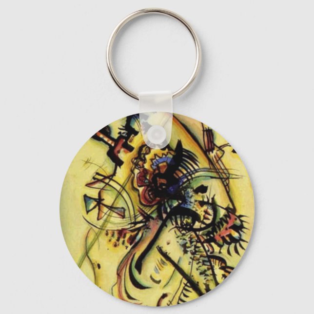An die unbekannte Stimme von Kandinsky Schlüsselanhänger (Vorderseite)