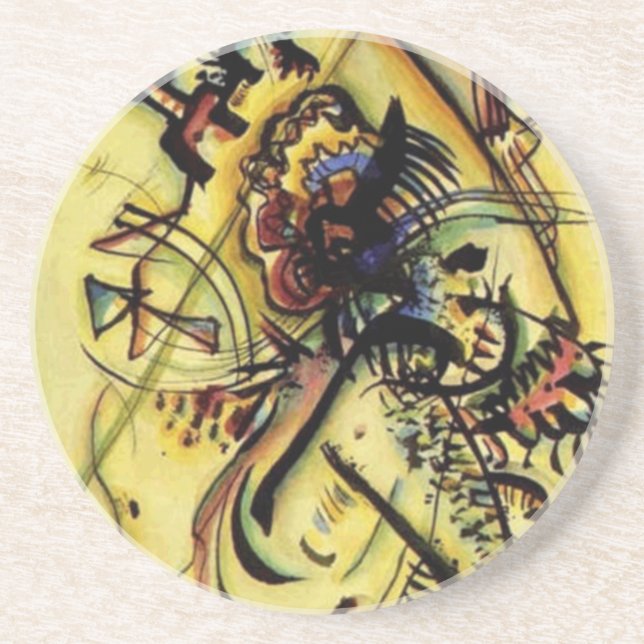 An die unbekannte Stimme von Kandinsky Untersetzer (Vorne)