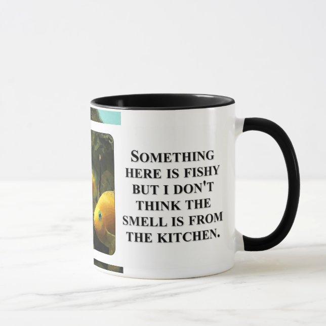 An diesem Ort ist etwas Fisch Tasse (Rechts)