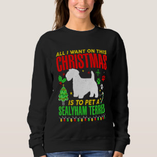An diesen Weihnachten Wollte ich nur zu einem Seal Sweatshirt