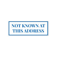 An dieser Adresse unbekannt