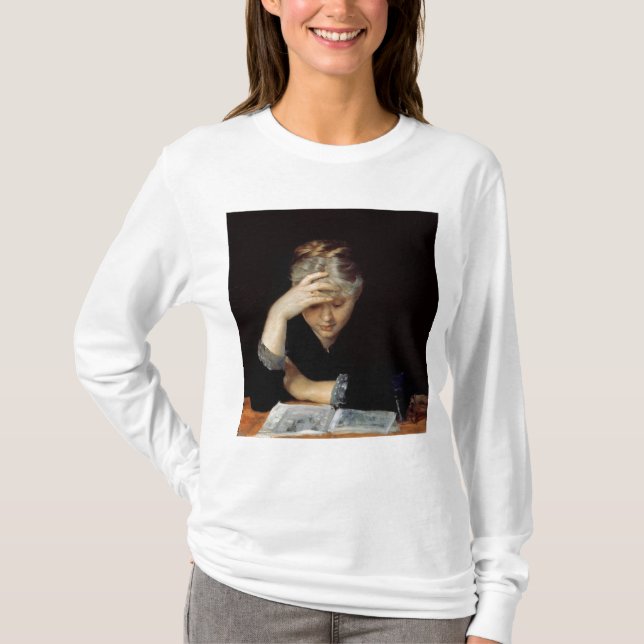 An einem Buch T-Shirt (Vorderseite)