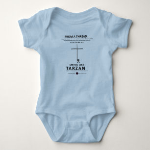 An einem Thread hängen Baby Strampler