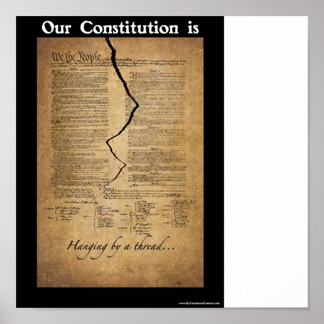 An einem Thread hängen Poster (Vorne)