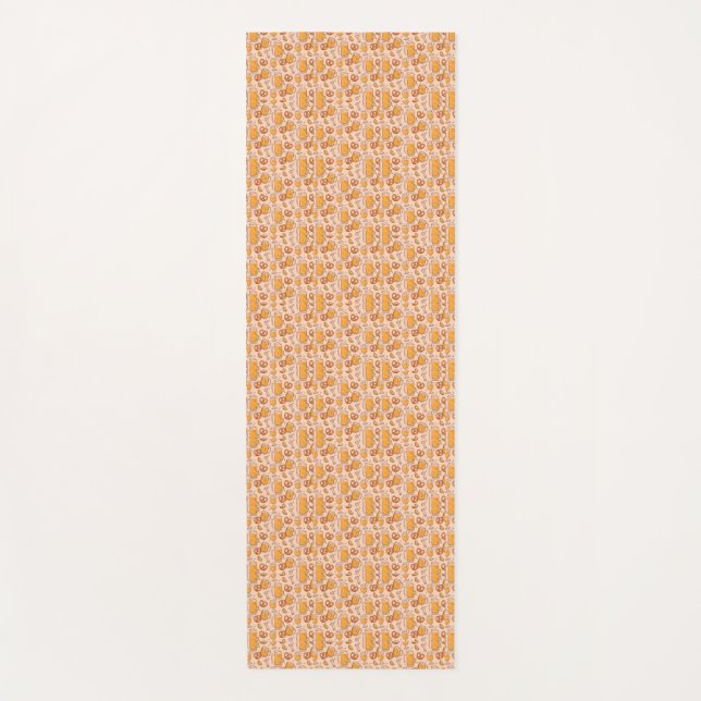 An elongated, rectangular piece of fabric  yogamatte (Vorderseite)