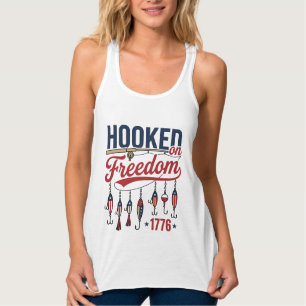 An Freiheit gewöhntes patriotisches Angel-Shirt-De Tank Top