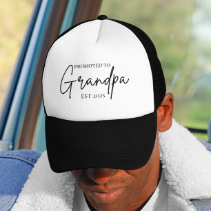 An Großvater EST-Hut befördert   Neues Opa-Geschen Truckerkappe