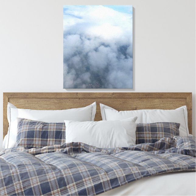 An Himmlischen Orten Leinwanddruck (Insitu (Schlafzimmer))