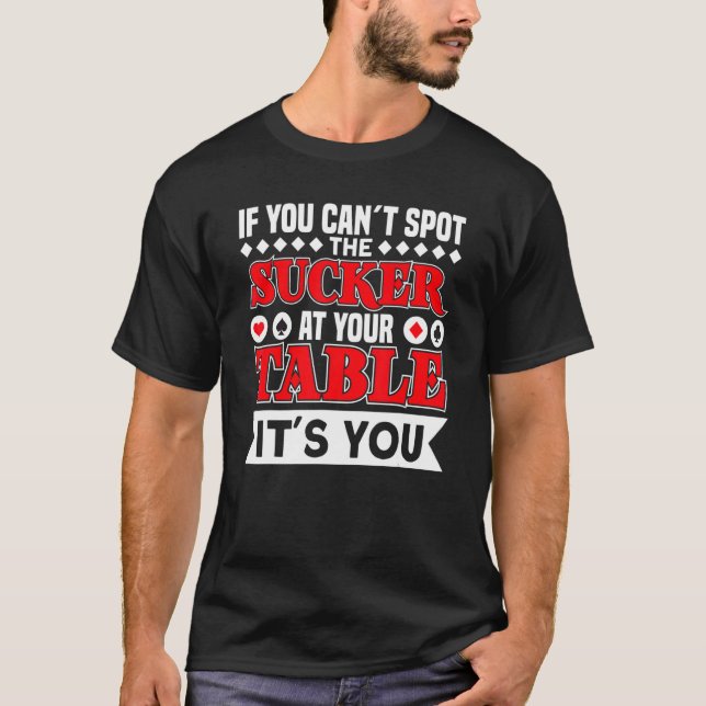 an Ihrem Tisch Poker Player texas hold em casino p T-Shirt (Vorderseite)