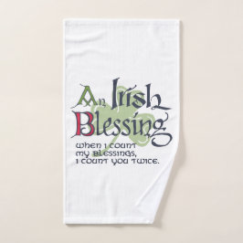 An Irish Blessing Badhandtuch Set