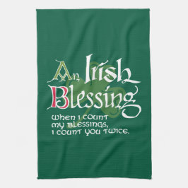 An Irish Blessing Geschirrtuch