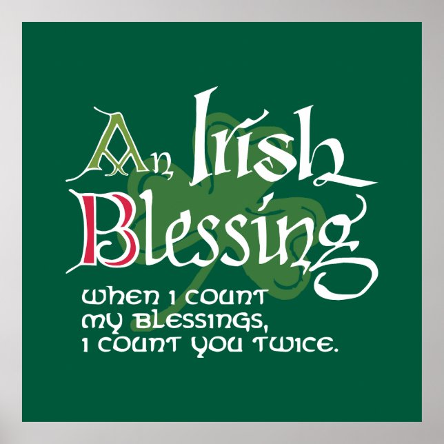 An Irish Blessing Poster (Vorne)