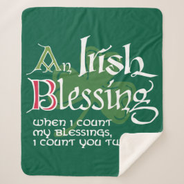 An Irish Blessing Sherpadecke