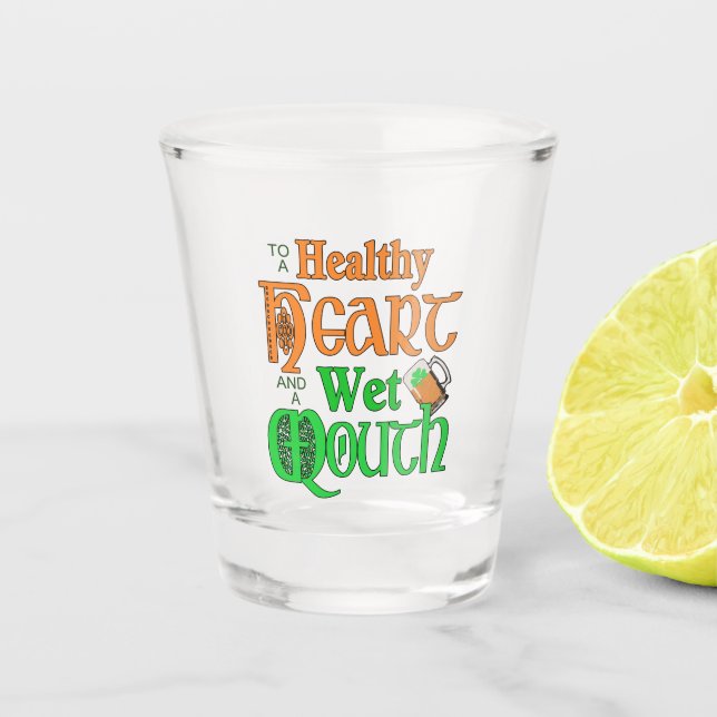 An Irish Toast ID607 Schnapsglas (Vorderseite)