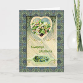an Irish "vierblättriges Kleeblatt" Valentine Gree Feiertagskarte