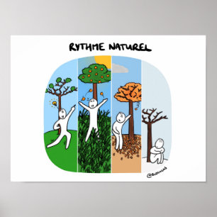 „AN jeder Saison ihre Energie " postieren Poster
