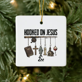 An Jesus Angeheftet Personalisierter Schmuck  Keramikornament
