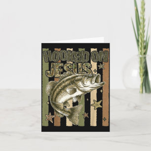 An Jesus hängend Angeldesign für Väter Vatertag Karte