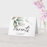 An meine Eltern Hochzeit danke Ihnen für Brides Ma