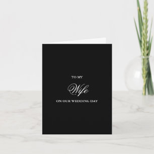 An meine Frau, Hochzeitstag-Karten Dankeskarte