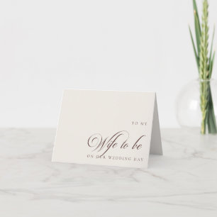 An meine Frau zum Hochzeitstag Grußkarte Dankeskarte