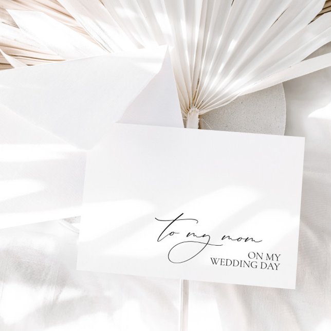 "An meine Mama am Hochzeitstag"-Nachricht ("To My Mom On Wedding Day" Morning Wedding Message)