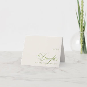 An meine Tochter zum Hochzeitstag Grußkarte Dankeskarte