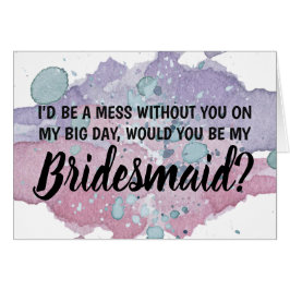 An meinem großen Tag wäre ich ohne dich durcheinan