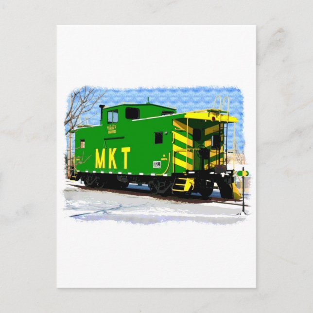 An MKT Caboose Postkarte (Vorderseite)