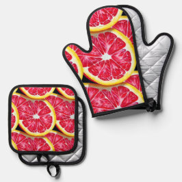 An Ofenhandschuh & Topflappen-Set