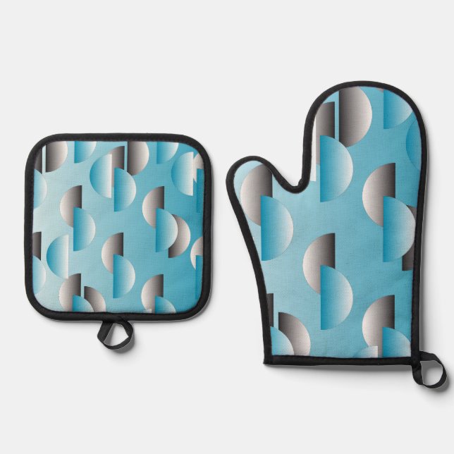 An Ofenhandschuh & Topflappen-Set (Vorderseite)