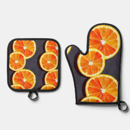 An Ofenhandschuh & Topflappen-Set