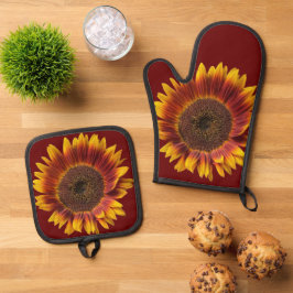 An Ofenhandschuh & Topflappen-Set