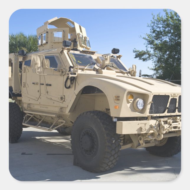 An Oshkosh M-ATV Quadratischer Aufkleber (Vorderseite)