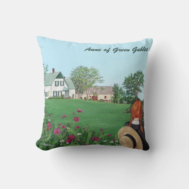An schauend mit Liebe, Pillow Anne der grünen Kissen (Vorderseite)