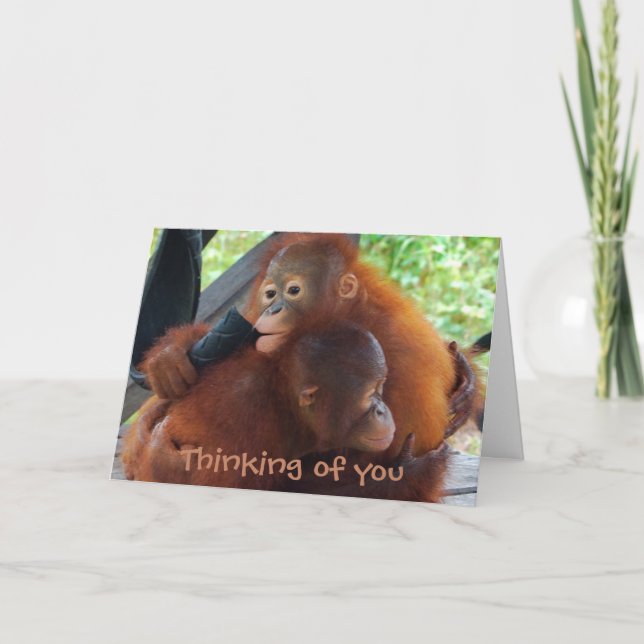 An Sie du fehlst mir denken Karte (Vorderseite)