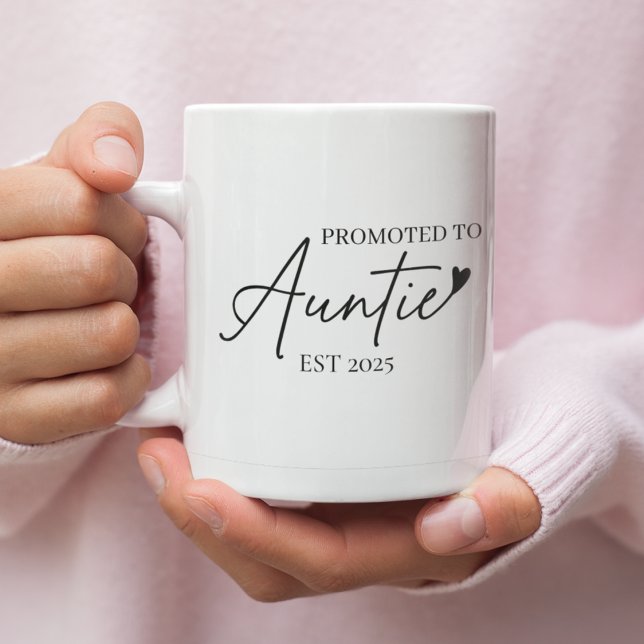 An Tante EST befördert | New Tunt Gift Kaffeetasse (Von Creator hochgeladen)