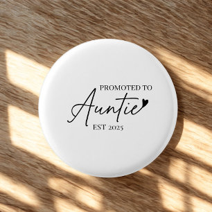 An Tante EST befördert Niedliches Geschenk für n Button