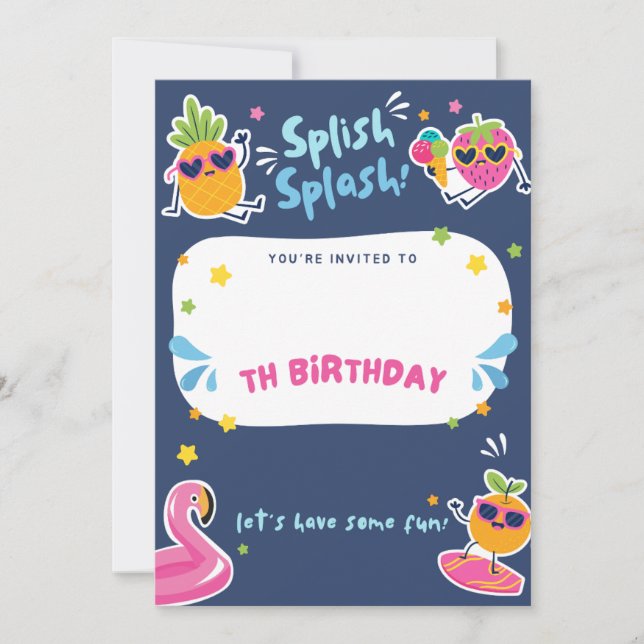 An unforgettable moment awaits birthday invitation (Devant)