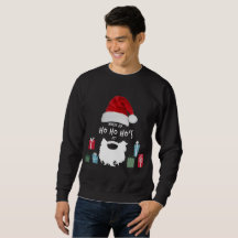 An "wo mein Ho Ho Hos?" WeihnachtsSweatshirt