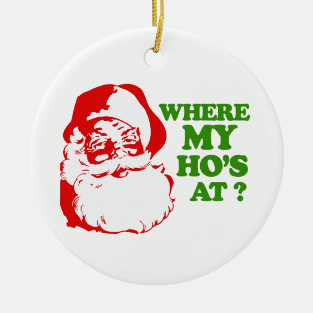 AN WO MEIN HOS KERAMIK ORNAMENT (Vorne)