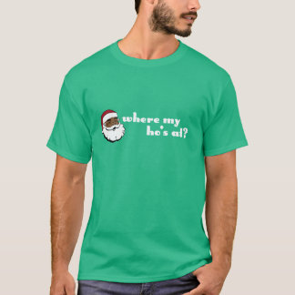 An wo mein Hos? Schwarze Sankt mit weißen T-Shirt