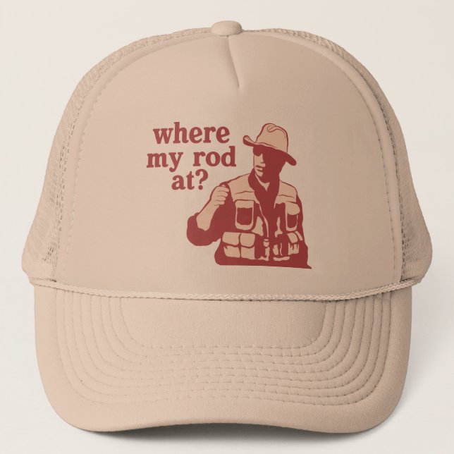 An wo mein Rod? Truckerkappe (Vorderseite)