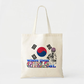An wo sie südkoreanische Mädchen? Tragetasche