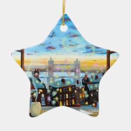 An zweiter Stelle Stern rechts. Peter Pan Keramikornament