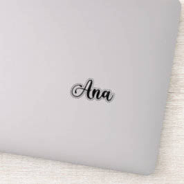 Ana Name - Handgeschriebene Kalligrafie Aufkleber